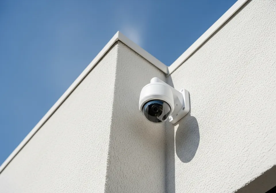 Professional security camera installation