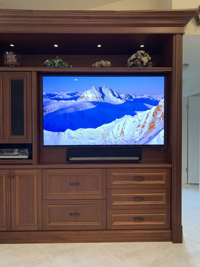 Finished home technology installation